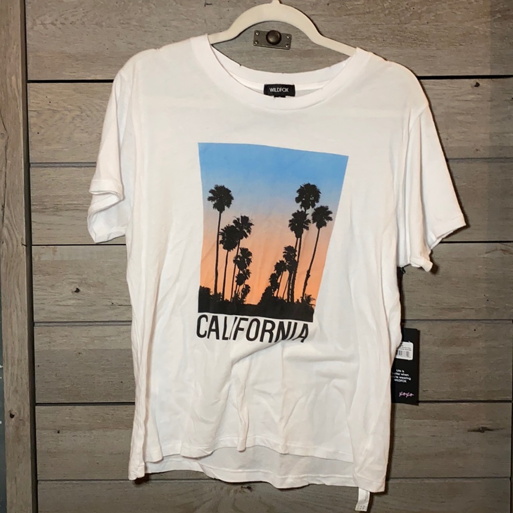 ❌SOLD❌Wild Fox Sunset Blvd Keke Graphic Tee M - Picture 1 of 3